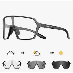 KAPVOE Photochromic Cycling Glasses Men Mountain Bike Glasses Women Clear MTB Sports Sunglasses Bicycle Triathlon Running