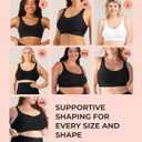 SHAPERMINT Wireless Bras for Women No Underwire Small to Plus Size Bralettes with Support and Natural Lift (Beige, L)
