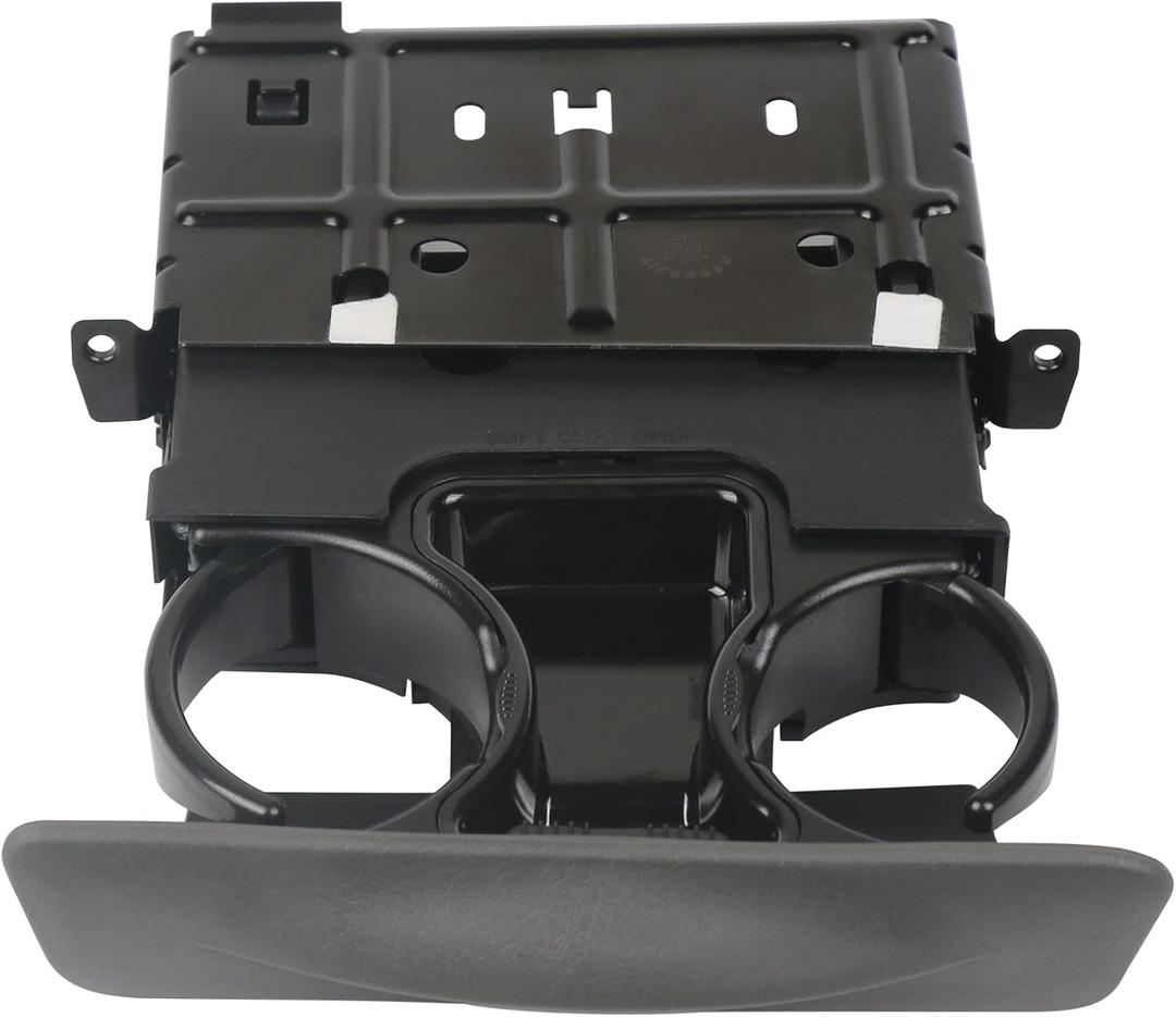 APPERFiT in Dash Cup Holder (Dark Gray) for 1999-2004 Ford F250 F350 F450 F550 Super Duty Truck 2000-2004 Excursion