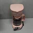 MÜELLERHOME 12-Cup Pink Coffee Maker - Borosilicate Carafe, Auto-Off, Pink Accessories, Reusable Filter, Anti-Drip, Kitchen Appliances, Keep-Warm Function, Kitchen Décor