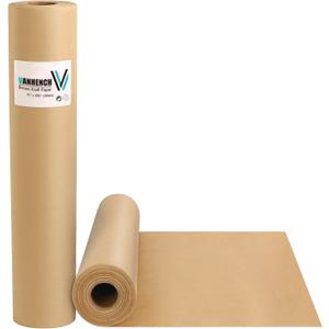 Vanhench Brown Wrapping/Packing Paper Roll 15"450" (38') for Moving Boxes Supplies, Craft Kraft Paper Roll for Valentines Day Birthday Gift Floral Bouquet Flower, Poster Bulletin Board Paper