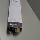 Whitmor Adjustable Rolling Clothes Organizer Chrome Garment Rack, Black and Silver