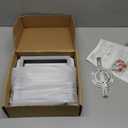 Square Modern Led Ceiling Light Fixture, 24W Black Flush Mount Hallway Ceiling Light Small Close to Ceiling Lamp for Living Room Bedroom Kitchen Balcony Cloakroom (Cool White, 6000K) (1 Pack)