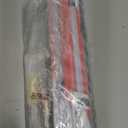 Sieral Aquarium Lids Polycarbonate Canopy with LED Light 2 Pcs Set 22.95 x 11.5 x 0.12 Inch for 33/40/55 Gallon with Center Brace Aquariums Cover Fish Tank Lid with a Hook Knife, Black