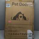 3-Flaps Plastic XL Dog Door for Door, Pets Up to 220 lb, XLarge