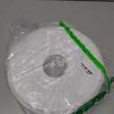 Liliful 2 Pieces PU Ceiling Medallion for Light Fixtures White Ceiling Light Decorative Fan Medallion Lighting Ceiling Ring Covers 13"OD x 3.5"ID Molded Round Ceiling Medallions for Chandeliers Home