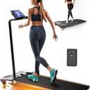 BestGod Walking Pad Treadmill, Incline Under Desk Treadmill 330lbs Capacity, 2.5HP Portable Treadmills for Home, Compact Treadmills Mini Walking Pad, Running Machine