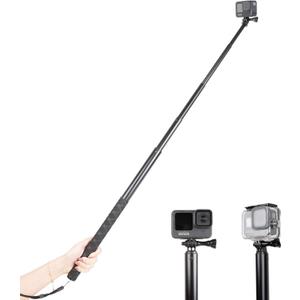 79inch Long Selfie Stick for GoPro 13/12 11 10 9 8 7 6 5 Blcak 4 Silver Go Pro Max Session, DJI Osmo Action 5 4 3 2,AKASO,Insta360 One RS R Cameras, 45-200cm Extendable Pole Monopod