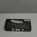 Goodjob Diamond Sharpening Stone 3 Side Grit 400/1000/8000 Premium Industrial Diamond & Ceramic Whetstone Knife Sharpener Suitable for Steel of any Hardness with Angle Guide and Non-Slip Base (GB-3D) (Small)