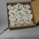 Homemory 100-Pack Flameless LED Tea Lights Candles Battery Operated, 200+Hour Fake Electric Candles TeaLights for Votive, Halloween, Ofrenda, Diya, Wedding Centerpiece Table Decor, Funeral, Christmas (Warm White Light, White Base)