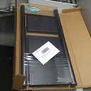 HBTower Step Ladder,Lightweight Aluminum Folding Step Stool with Anti-Slip Wide Pedal,330lbs Capacity Step Ladder-Black