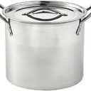 IMUSA 12 Quart Stainless Steel Stock Pot with Lid