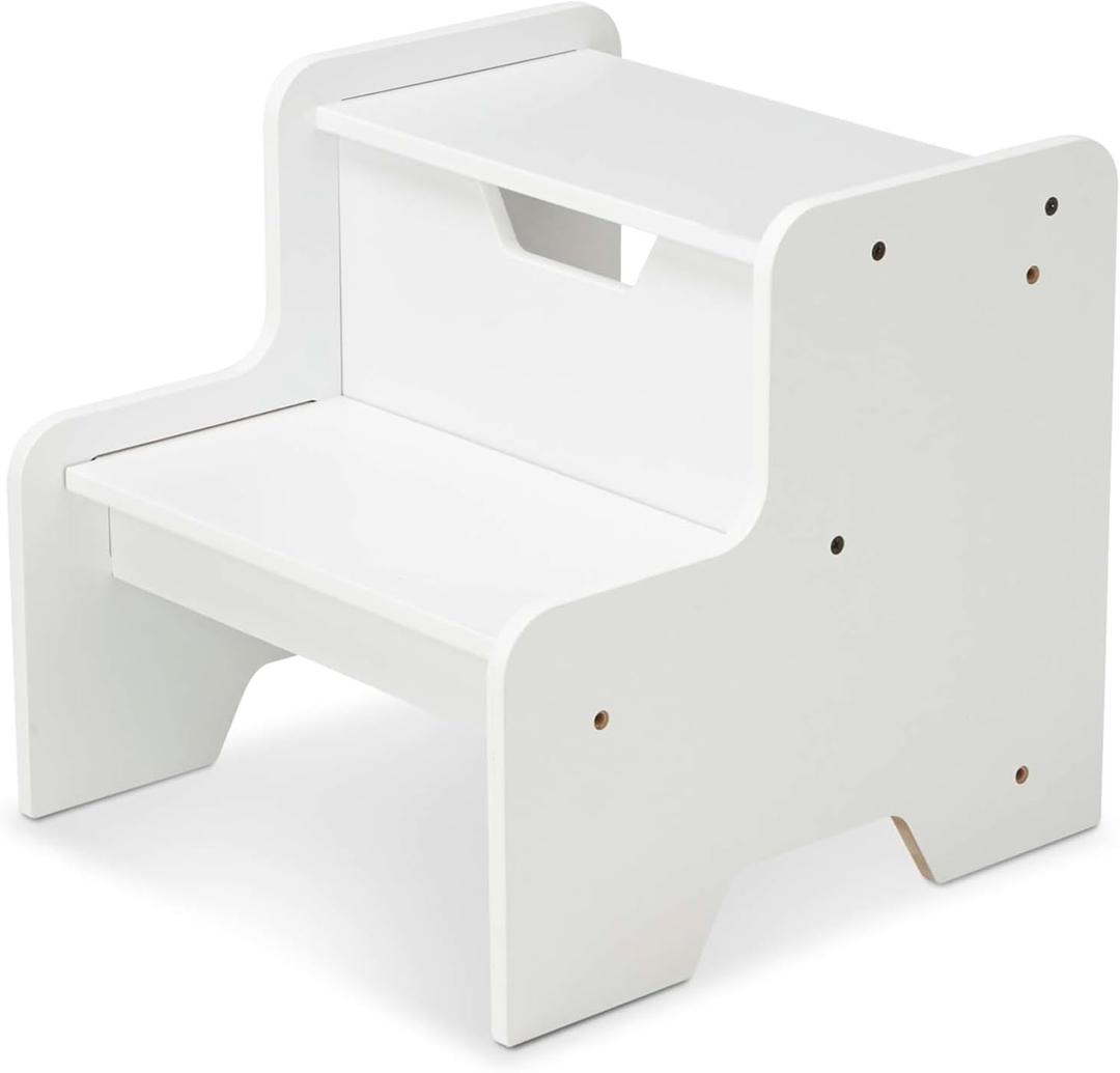 Melissa & Doug Kids Wooden Step Stool, Sturdy Two-Step Stool for Toddlers
Helps Kids Reach Sinks & Counters, Holds Up To 100 Pounds, Easy To Assemble & Clean, Practical Gift For Kids Ages 3+