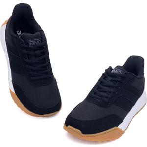 Wide Toe Box Walking Shoes for Women Casual Slip On Arch Support Tennis Sneakers Orthotic Plantar Fasciitis Comfortable Platform Sneakers DarkBlack US Size 8