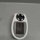 Plug in Small Space Heater for Indoor Use 450W, Wall Outlet Electric Heater with Remote, 12H Timer & LED Display, PTC Ceramic Fast Heat Safely for Bedroom Bathroom Office