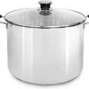 1 Pc 20Qt Canner with 7 Jars Temp & Rack Multi Use Stainless Steel Canning