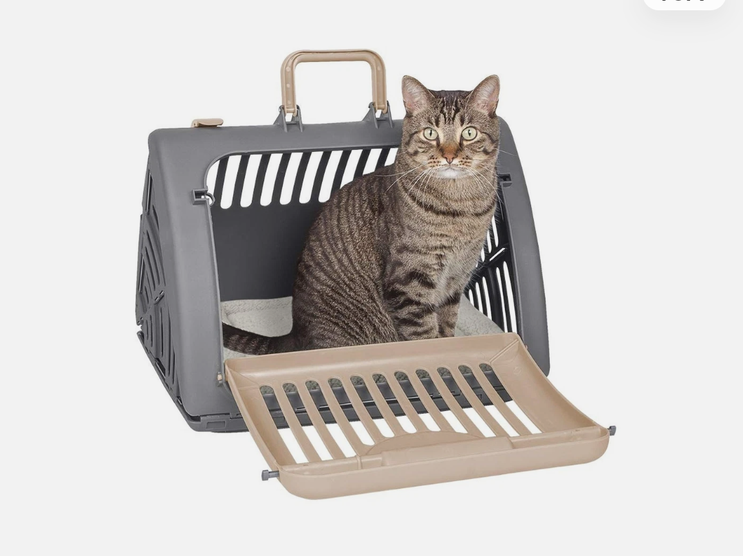 SPORT PET Designs Foldable Travel Cat Carrier with A Bed