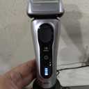 Braun Series 8 Electric Razor for Men, with 4+1 Shaving Elements & Precision Long Hair Trimmer, Close & Gentle Even on Dense Beards, Wet & Dry Electric Razor with 60min Runtime, 8517s Galvano Silver (5 Piece Set)