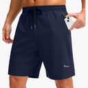 Willit Men's Running Gym Shorts with Zipper Pockets 9" Lightweight Quick Dry Running Workout Athletic Short XL