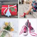 PATIKIL Cotton Twill Tape 1 Inch 50 Yards Cotton Ribbon Bias Binding Tape Herringbone Webbing Trim for Sewing Gift Wrapping Craft DIY Light Purple