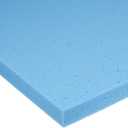 Rolyan Temper Foam, 1" x 16" x 24", Plain Backed Sheet, Blue, Medium Density, Case of 1 (Blue, S)