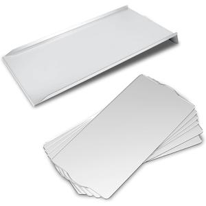 BCA006 Drip Tray Heat Baffle & BAC410 Drip Tray Liners Replacement Parts Kit for Traeger Pro 34 Series, Grill Grease Pan for Traeger Eastwood 34, Texas Elite, Texas Pro, BBQ125, BBQ075, Texas Elite 34