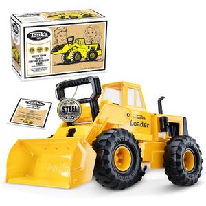 Tonka Retro Front Loader - Collector's Edition - Made with 2X More Steel, Kids Construction Toy, Metal Truck, Toy Truck for Boys and Girls, Kids, Toddlers, Ages 3+