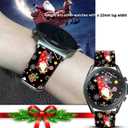 22mm Holiday Christmas Thanksgiving Watch Band Compatible with Samsung Galaxy Watch 46mm/Galaxy watch 3 45mm/Gear S3 Classic/Frontier Replacement Watch Strap (Black Gnome)