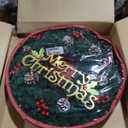 24 Inch Pre-Lit Artificial Christmas Wreath, Lighted Christmas Wreath for Front Door with Battery Operated 60 LED Lights, Decorated with Pine Cones, Berry Clusters,Christmas Collection