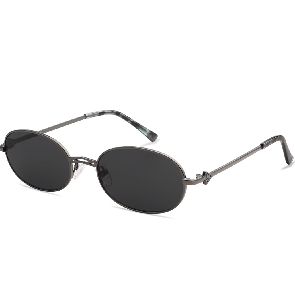 Retro Oval Sunglasses for Women Men Trendy Designer 90s Sun Glasses Classic Shades AP3662