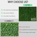 XLX TURF Green Artificial Grass Table Runner for Sport Golf Spring Summer Party Decorations - 12 x 36 Inches Short Fake Grass Crafts Table Centerpiece Wedding Baby Shower