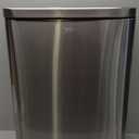 EKO Madison Brushed Stainless 50 Liter/13.2 Gallon Step Trash Can with Inner Liner - Fingerprint Resistant Finish