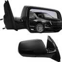 Dasbecan Side Rear View Mirror Compatible with 2018-2019 Chevy/Chevrolet Traverse Power Heated Door Rearview Mirror Passenger Right GM1321599 84498315-PFM(5pin)