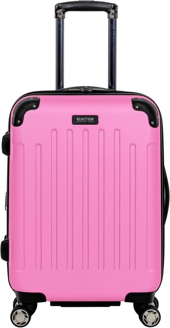 Kenneth Cole REACTION Renegade Luggage Expandable 8-Wheel Spinner Lightweight Hardside Suitcase, Watermelon, 20-Inch Carry On
