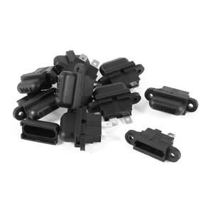 uxcell 10 Pcs Auto Car Boat Truck Blade ATC Fuse Holder Seat Cover Black uxcell 10 Pcs Auto Car Boat Truck Blade ATC Fuse Holder Seat Cover Black