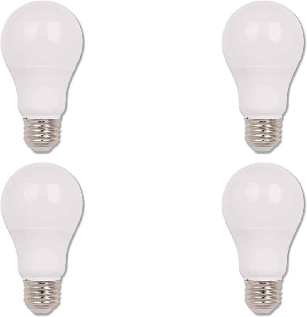 Westinghouse Lighting 5008100 9 Watt (65 Watt Equivalent) BR30 Flood Dimmable Cool White LED Light Bulb, Medium Base (4 Count (Pack of 1), Warm White (3000 Kelvin))