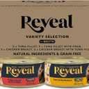 Reveal Natural Wet Canned Cat Food, 4-Flavor Variety Pack, Limited Ingredient, Grain Free, High Protein with No Artificial Additives, Fish and Chicken Variety in Broth (20 x 2.47 oz Cans) (EXP 11/09/27)