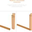 2 x Premium Wooden Card Holder for Board Games (2pcs)  Durable Solid Wood Card Rack, Multi-Row Design for Standard and Large Cards, Ideal for Family Game Nights and Collectors (25 cm)