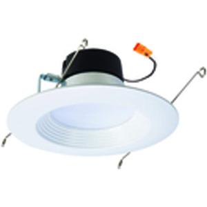 HALO LT56 Integrated LED Recessed Ceiling Light Retrofit Trim, 3000K, White, 5 in. and 6 in.