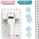 We R Memory Keepers Multi Cinch Kit (2 in 1 Circle & Disc) Book Binding Art Crafts Sewing Scrapbooking Journaling Printmaking Paper Craft Office Home Card Stock DIY Card Making Sticker Machine
