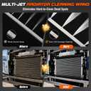 40" Radiator Cleaning Wand, Narrow Gap Cleaner with Dual Water & Air Use