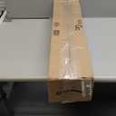 Ivilon Drapery Window Curtain Rod - End Cap Style Design 1 Inch Pole. 28 to 48 Inch Color Black