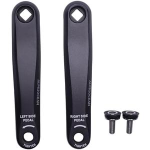 Alps2Ocean Universal Bike Crank Arms,89MM/102MM/114MM/127MM/140MM/152MM/160MM/165MM/170MM/175MM in Diamond Hole Bike Crank Arm for City Bike, Folding Bike, MTB, Ebike, Road Bike, Exercise Bike