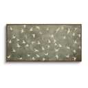 Vaskuro Large Framed Canvas Wall Art, Abstract Minimalist Line, Sage Green