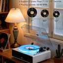 Seasonlife® All-in-One Record Player with 4 Speakers & Bluetooth, White