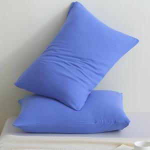 2-Pack Double Gauze Pillowcases - 100% Organic Cotton, Silky Soft & Breathable for a Cool Night's Sleep(Blue,26" X 20")
