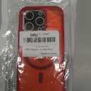 WRJ Magnetic Matte Case for iPhone 14 Pro 6.1-Inch, [Compatible with Magsafe] [Military Grade Drop Protection] Slim Translucent Anti-Fingerprints Shockproof Protective Phone Case-Red