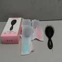 4 Pack Detangling Hair Brush - Air Cushion Detangler Hairbrush with Ultra Soft Bristles for Effortless Tangle Removal For Wet Dry Damaged Curly Fragile Hair for Women Men Boys Girls Adult Kids (Black+Green+Blue+Red)