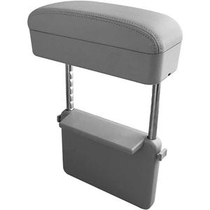 JEYODA Car Armrest Box Adjustable Pad Refit Car Central Lift Armres Storage Organizer Box Arm Rest (Grey)