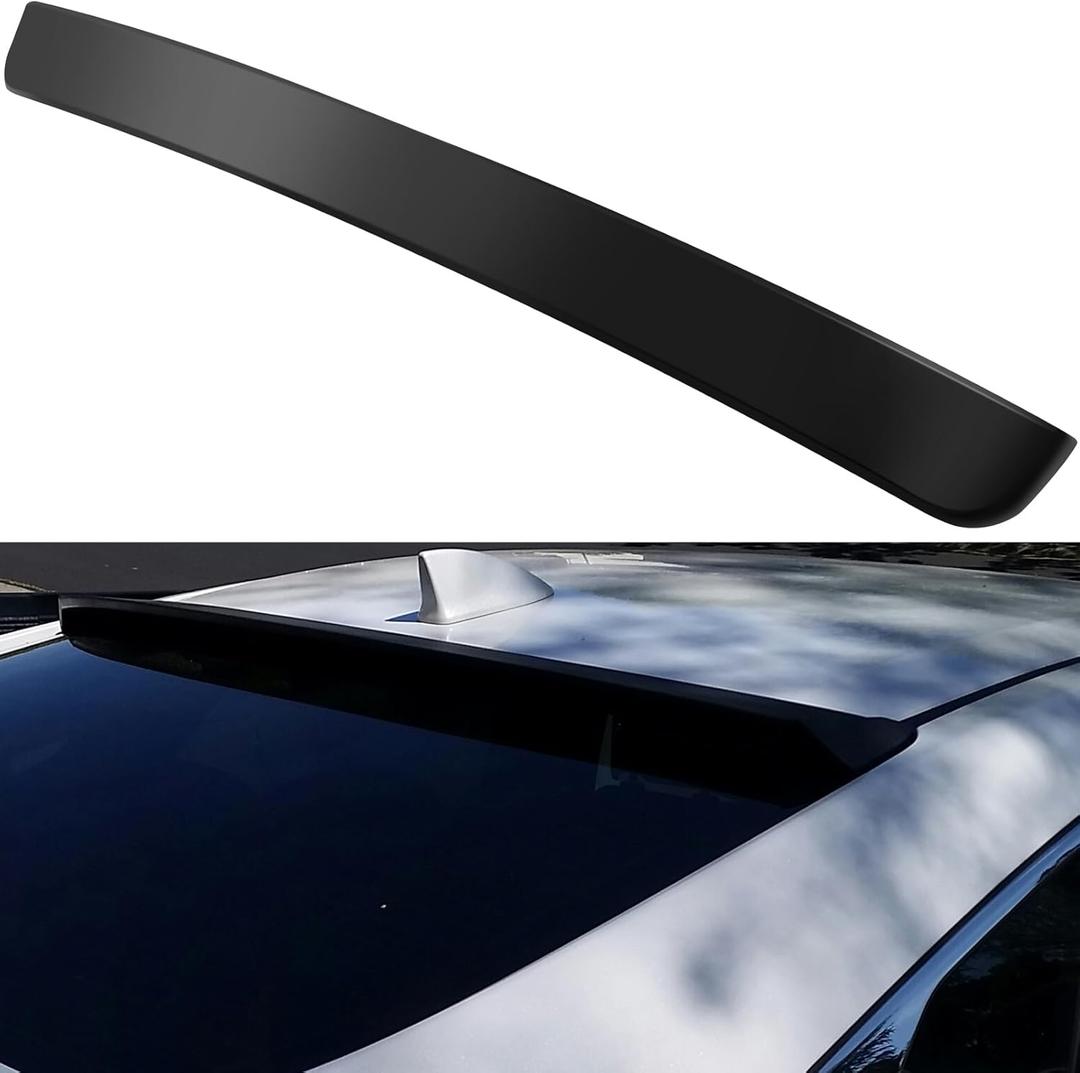 cciyu Black ABS Rear Spoiler Wing Accessories for 2006 2007 2008 2009 2010 2011 2012 2013 2014 2015 for Honda Civic Sedan Stylish Trunk Spoiler Wing